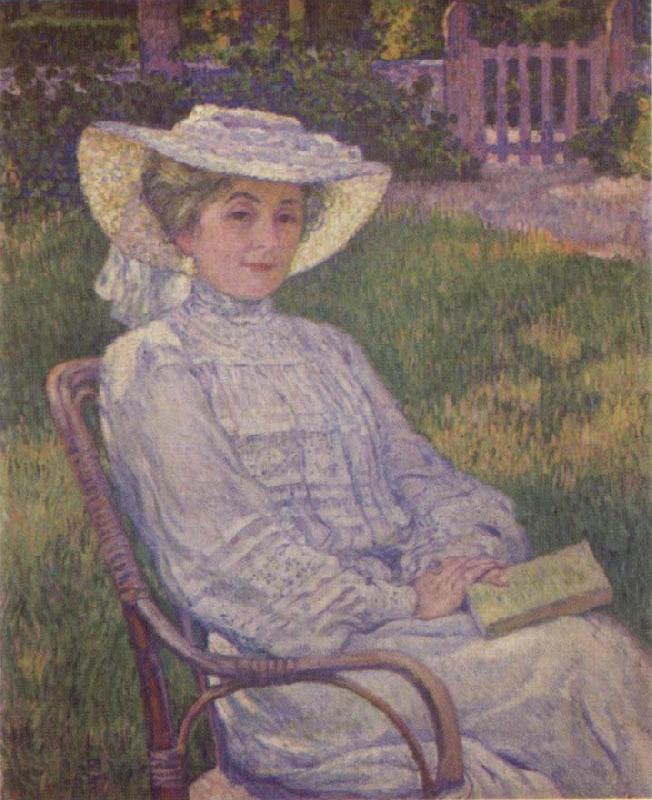 Theo Van Rysselberghe The Woman in White Norge oil painting art